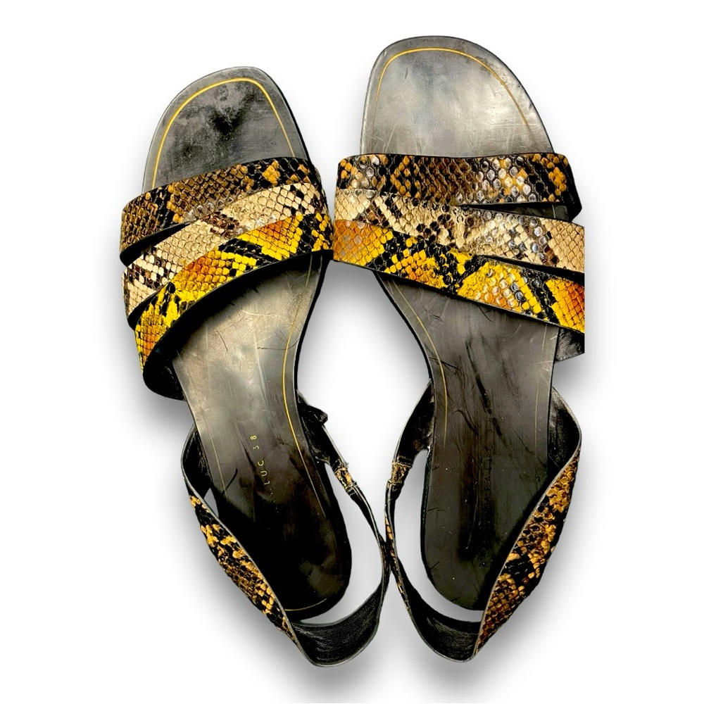 Zara multicolor, snakeskin sandal